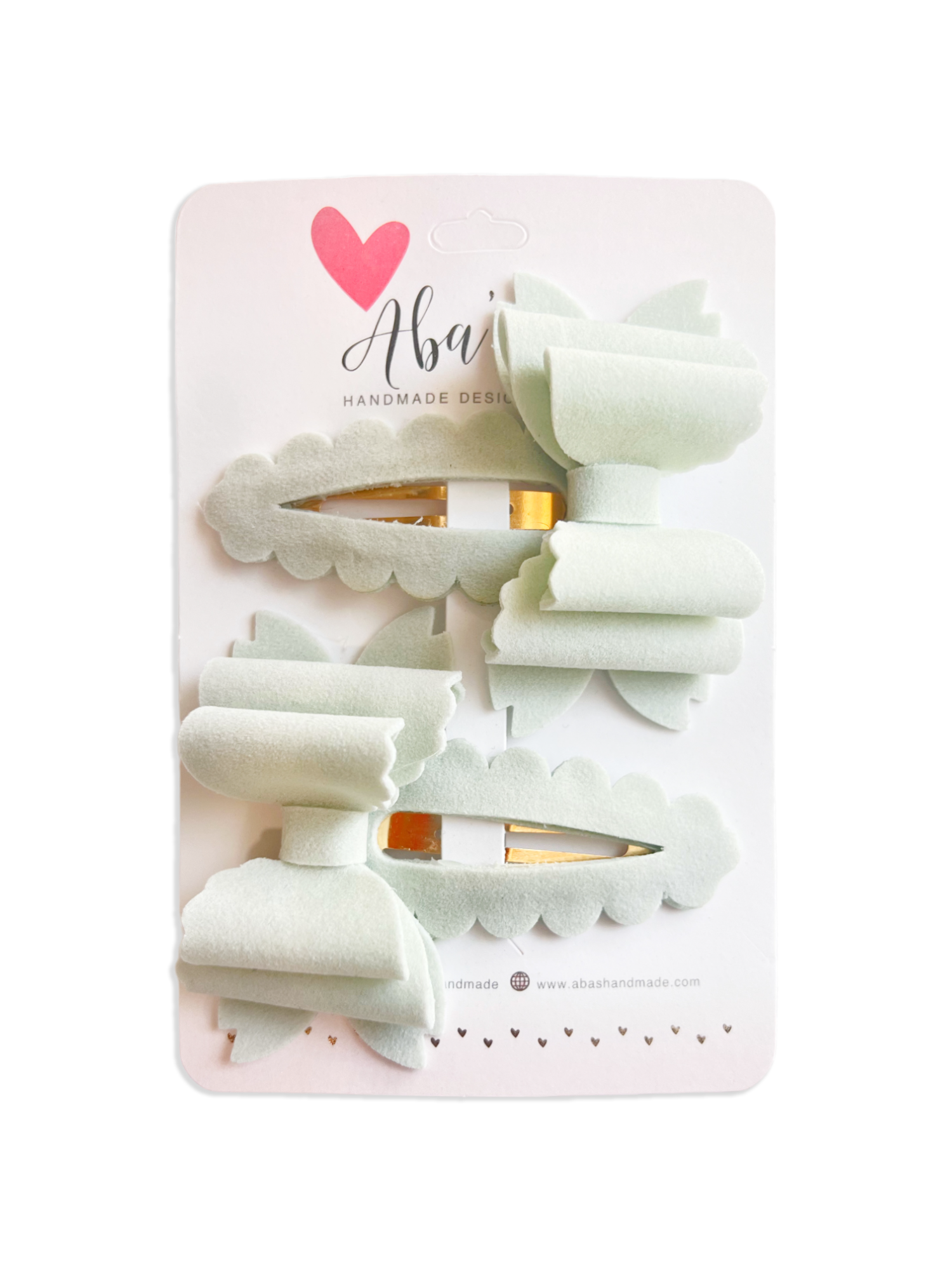 Pink Lovers Hair Clips - Image 2