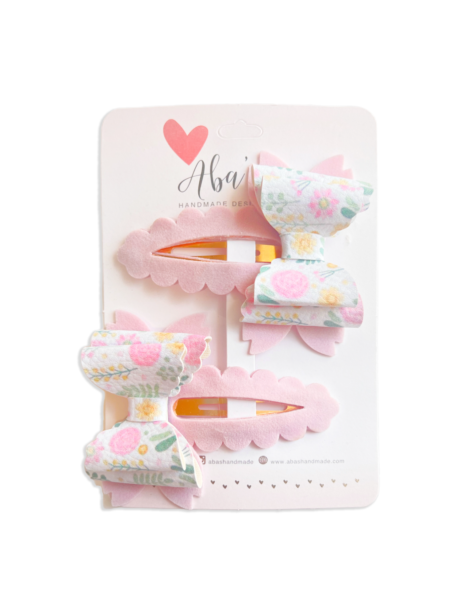 Pink Lovers Hair Clips - Image 3